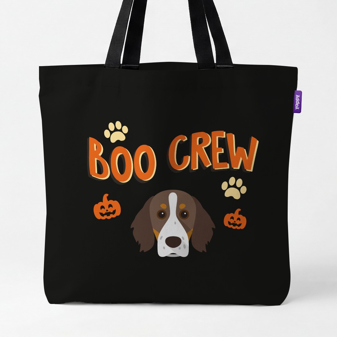 'Boo Crew' - Personalized {breedCommonName} Canvas Bag