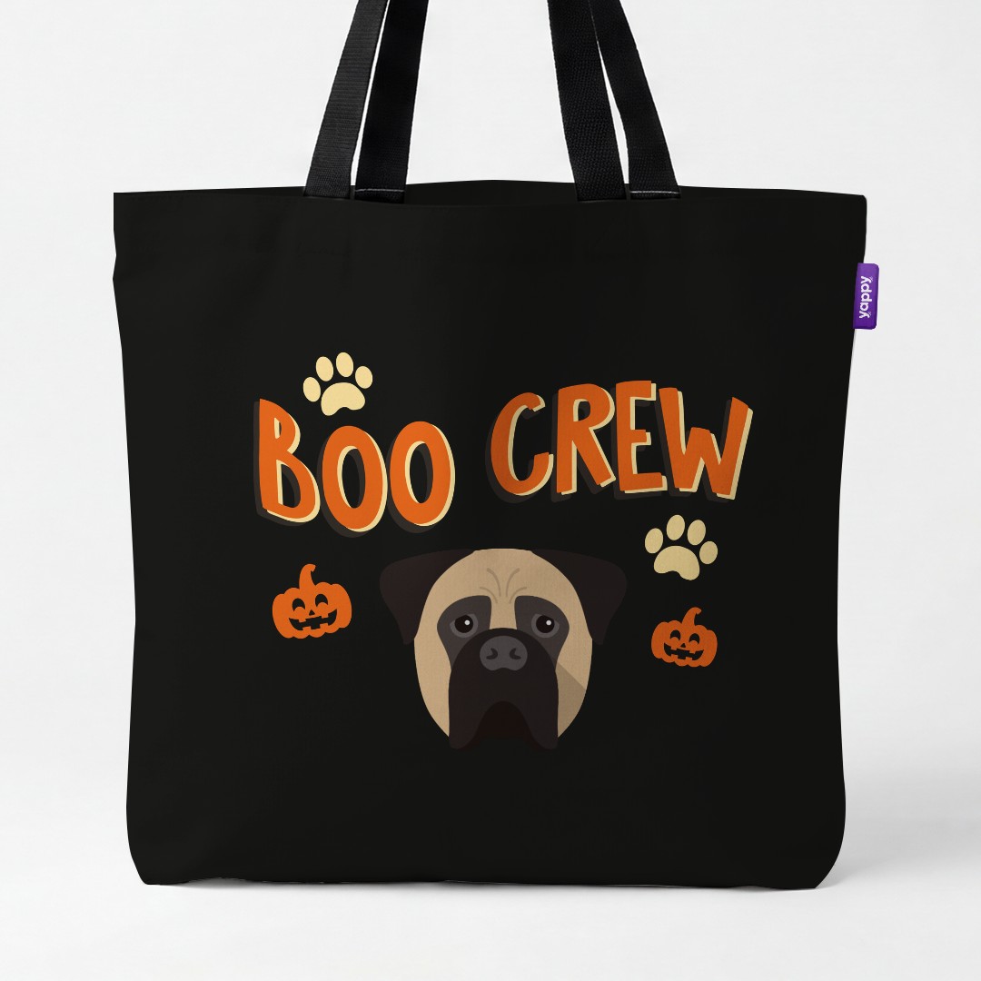 'Boo Crew' - Personalized {breedCommonName} Canvas Bag