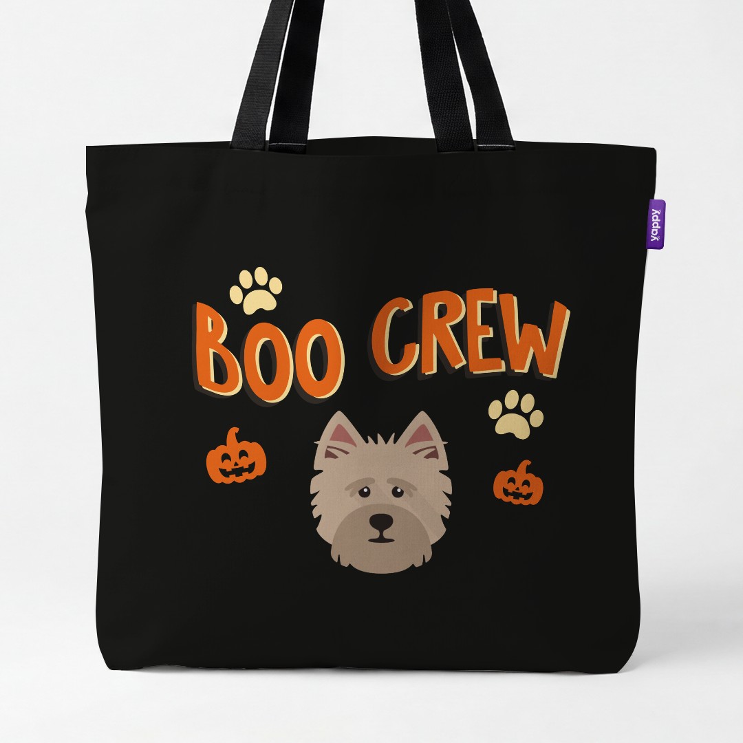 'Boo Crew' - Personalized {breedCommonName} Canvas Bag