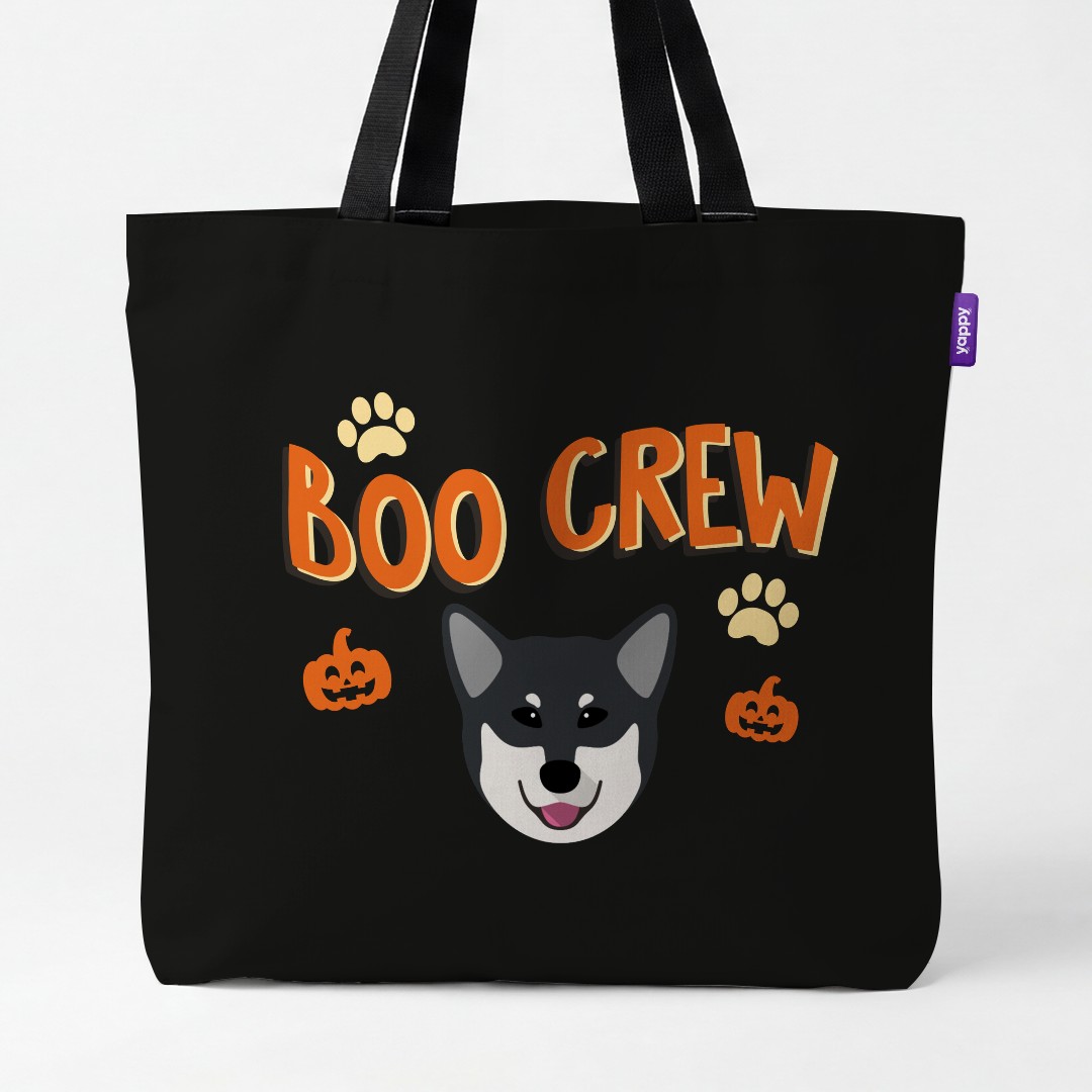 'Boo Crew' - Personalized {breedCommonName} Canvas Bag