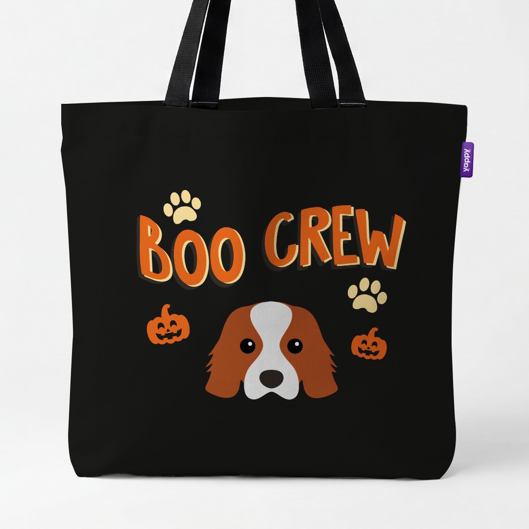 'Boo Crew' - Personalised {breedCommonName} Canvas Bag