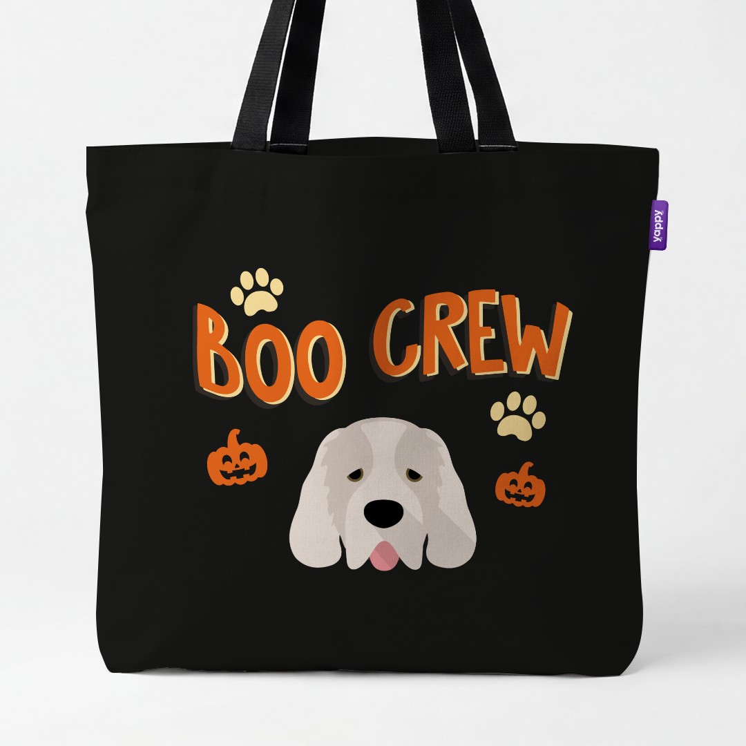 'Boo Crew' - Personalized {breedCommonName} Canvas Bag