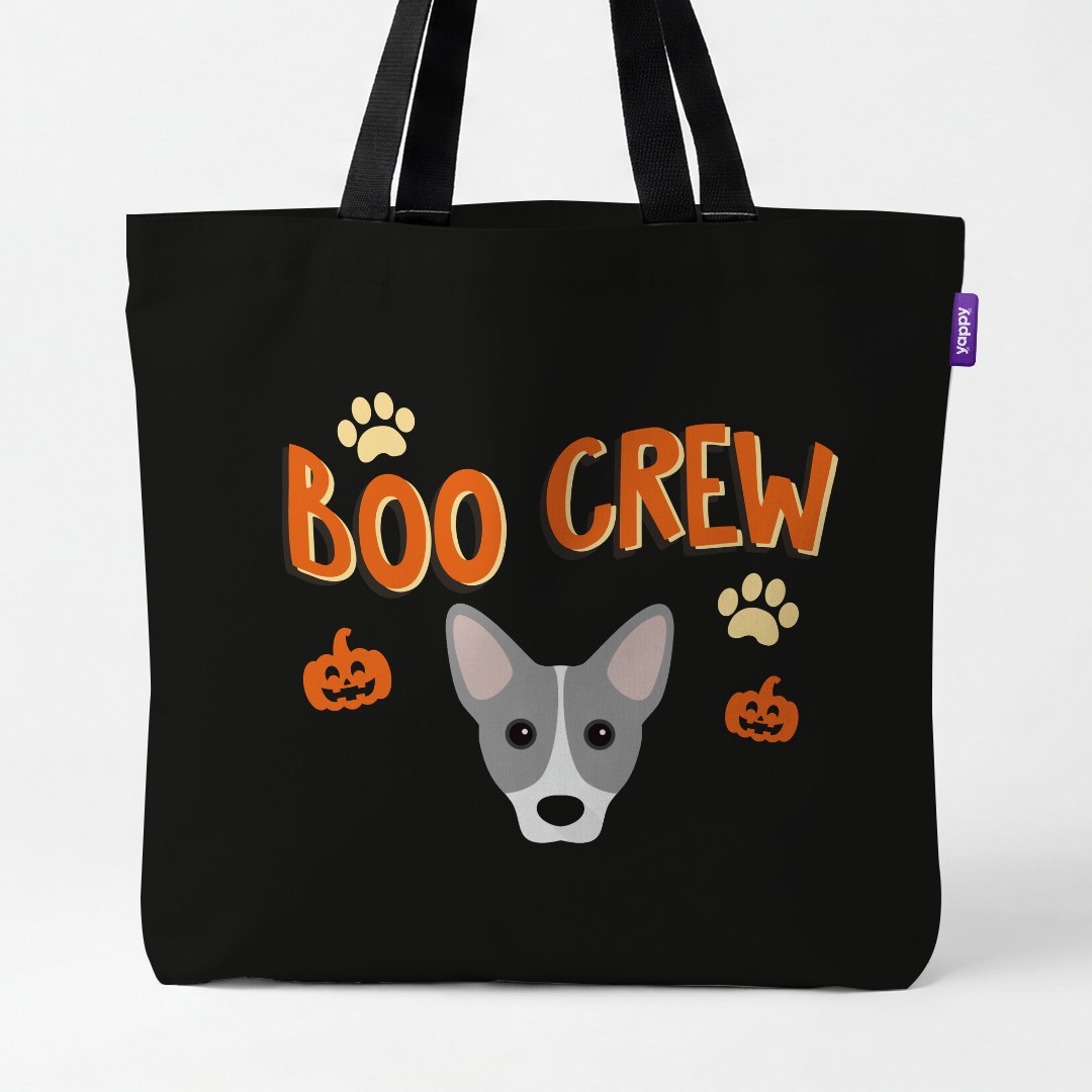 'Boo Crew' - Personalized {breedCommonName} Canvas Bag