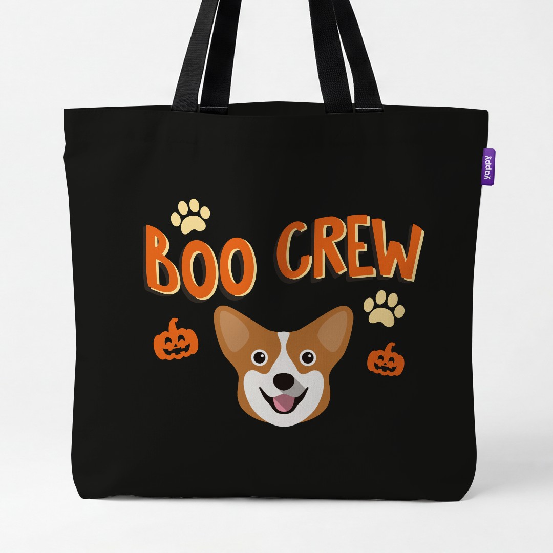 'Boo Crew' - Personalized {breedCommonName} Canvas Bag