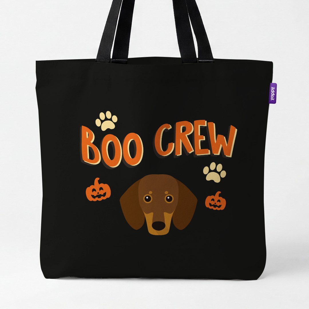 'Boo Crew' - Personalized {breedCommonName} Canvas Bag