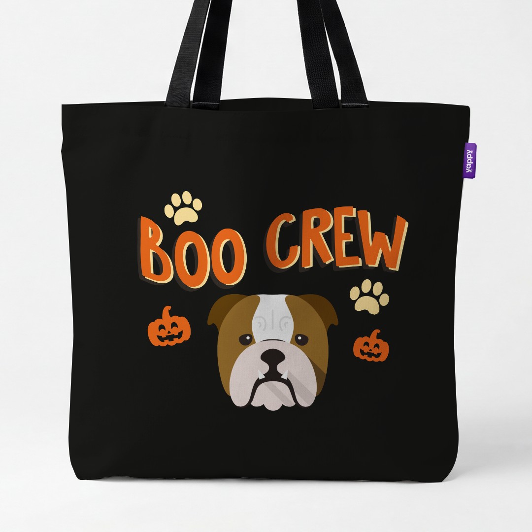 'Boo Crew' - Personalized {breedCommonName} Canvas Bag