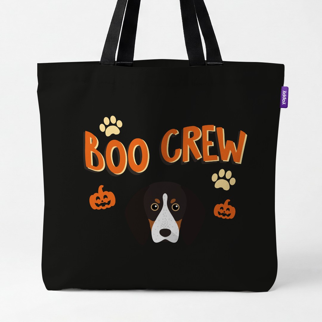 'Boo Crew' - Personalized {breedCommonName} Canvas Bag