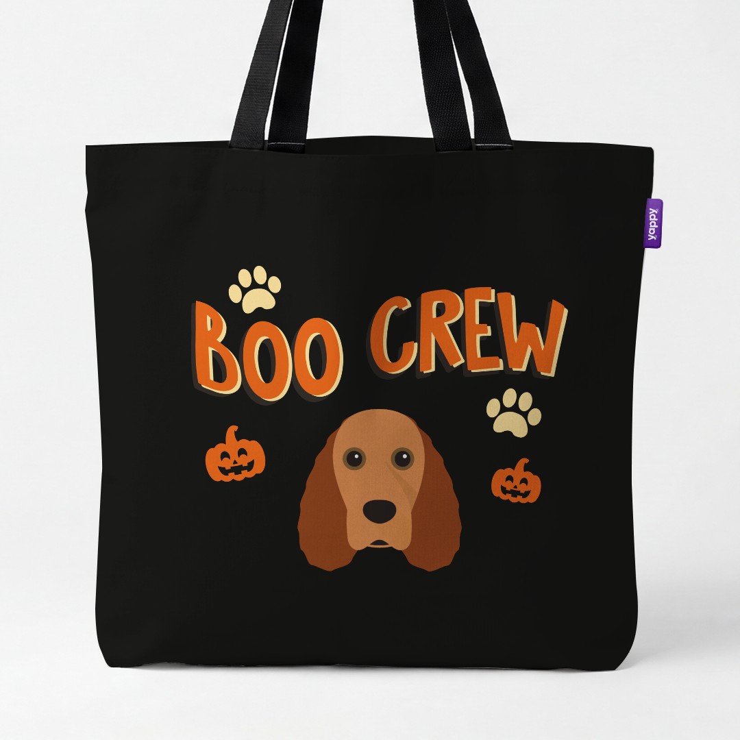 'Boo Crew' - Personalized {breedCommonName} Canvas Bag