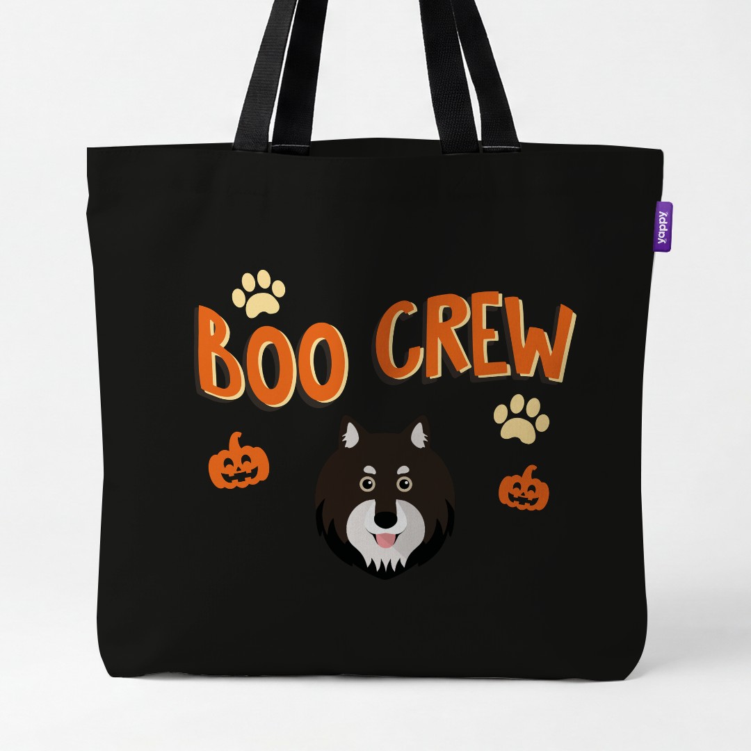 'Boo Crew' - Personalized {breedCommonName} Canvas Bag