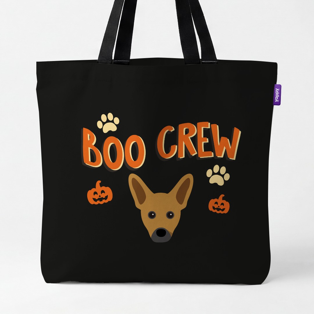 'Boo Crew' - Personalized {breedCommonName} Canvas Bag