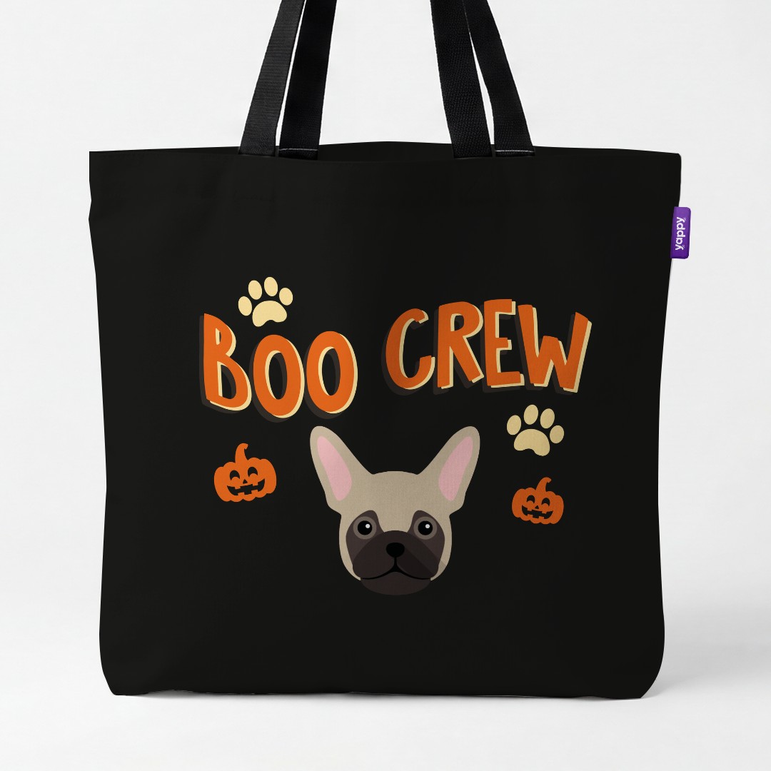 'Boo Crew' - Personalized {breedCommonName} Canvas Bag