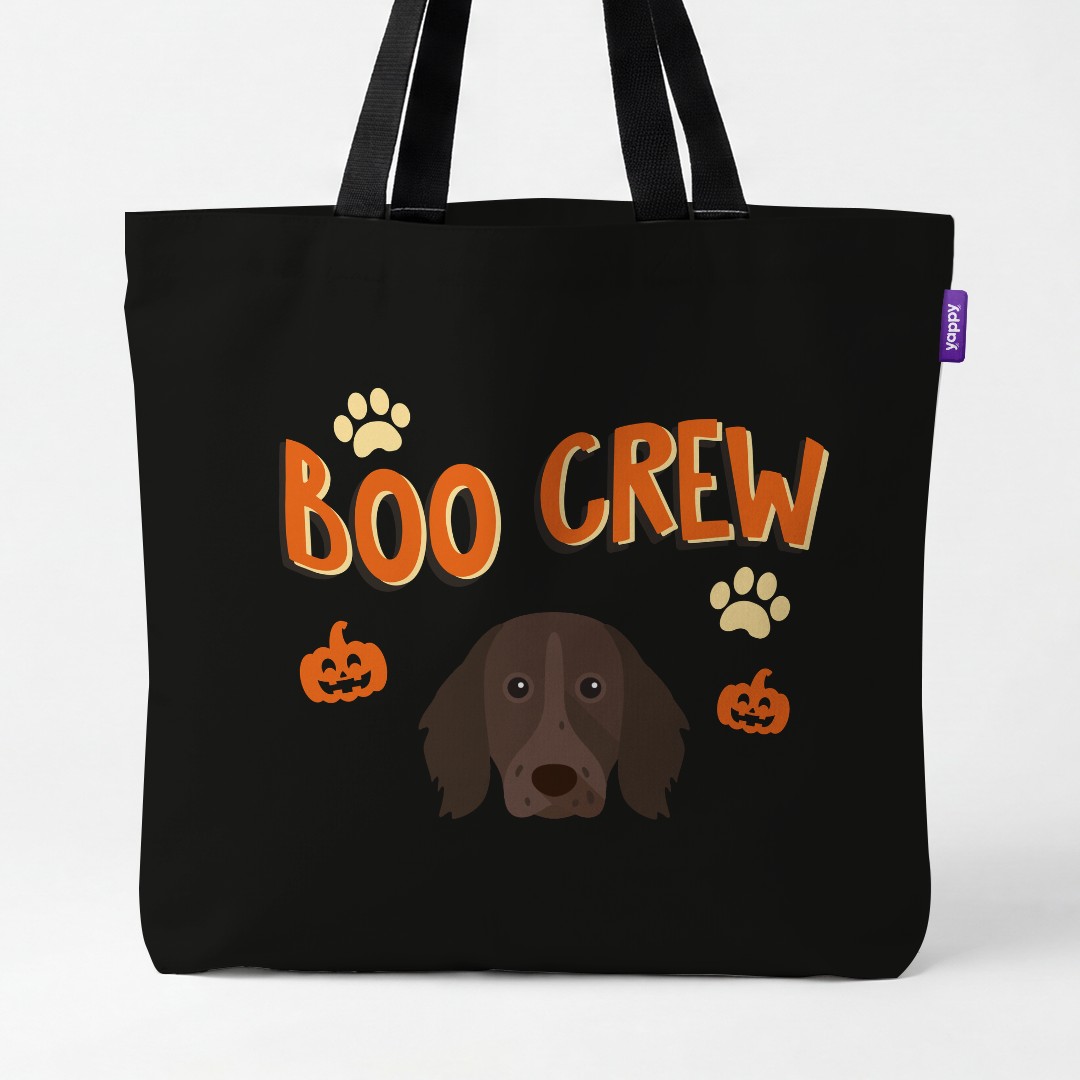 'Boo Crew' - Personalised {breedCommonName} Canvas Bag