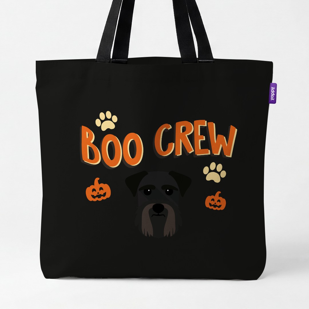 'Boo Crew' - Personalized {breedCommonName} Canvas Bag