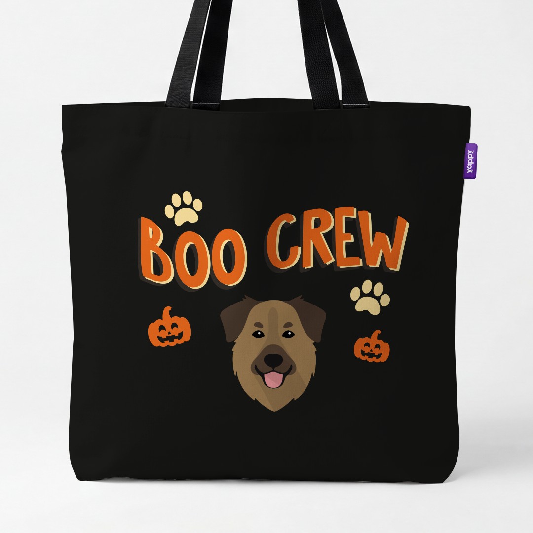 'Boo Crew' - Personalised {breedCommonName} Canvas Bag