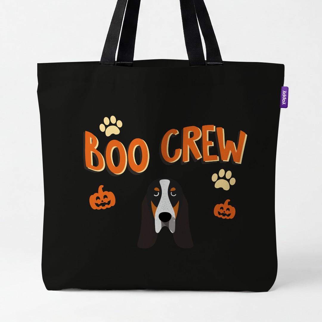 'Boo Crew' - Personalized {breedCommonName} Canvas Bag