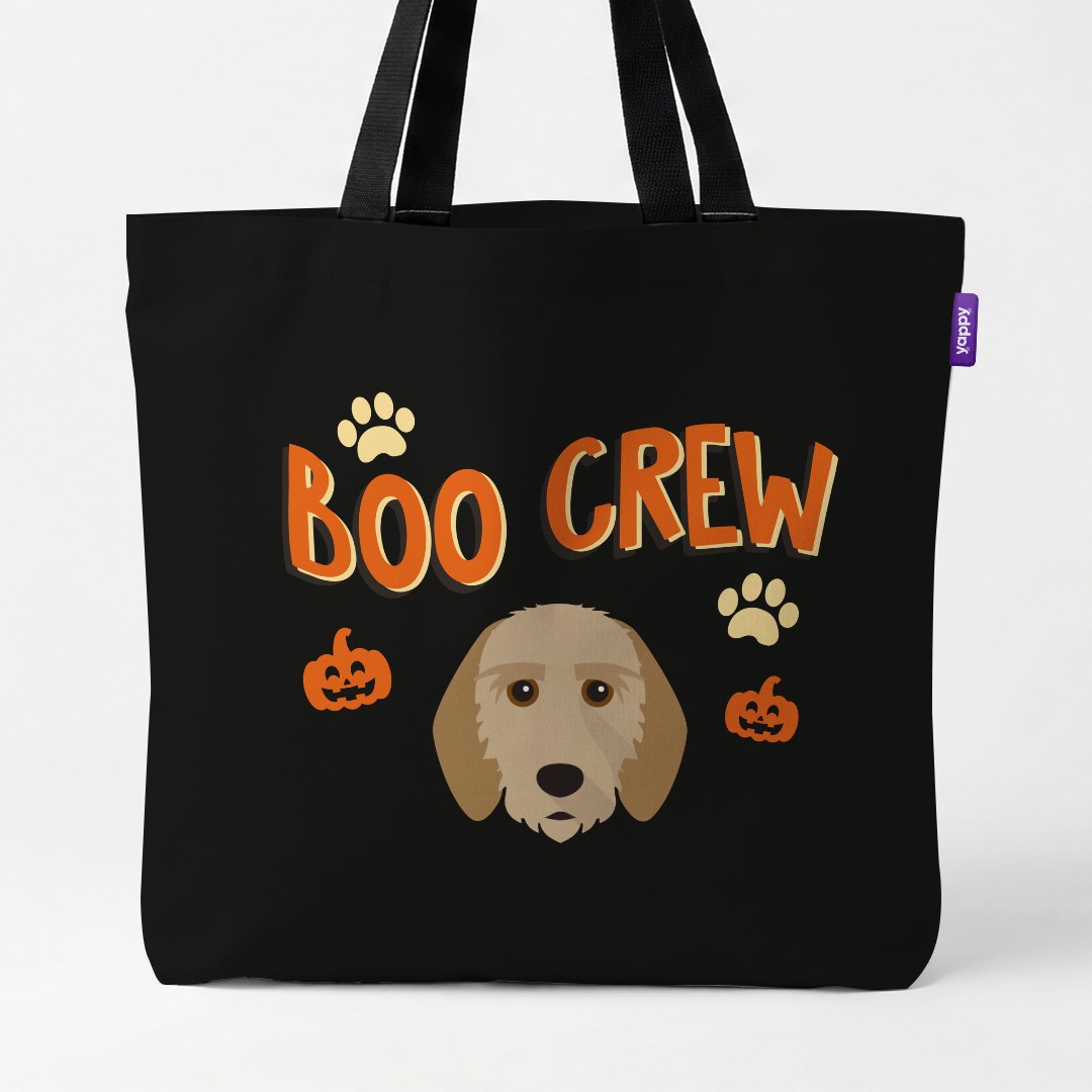 'Boo Crew' - Personalised {breedCommonName} Canvas Bag