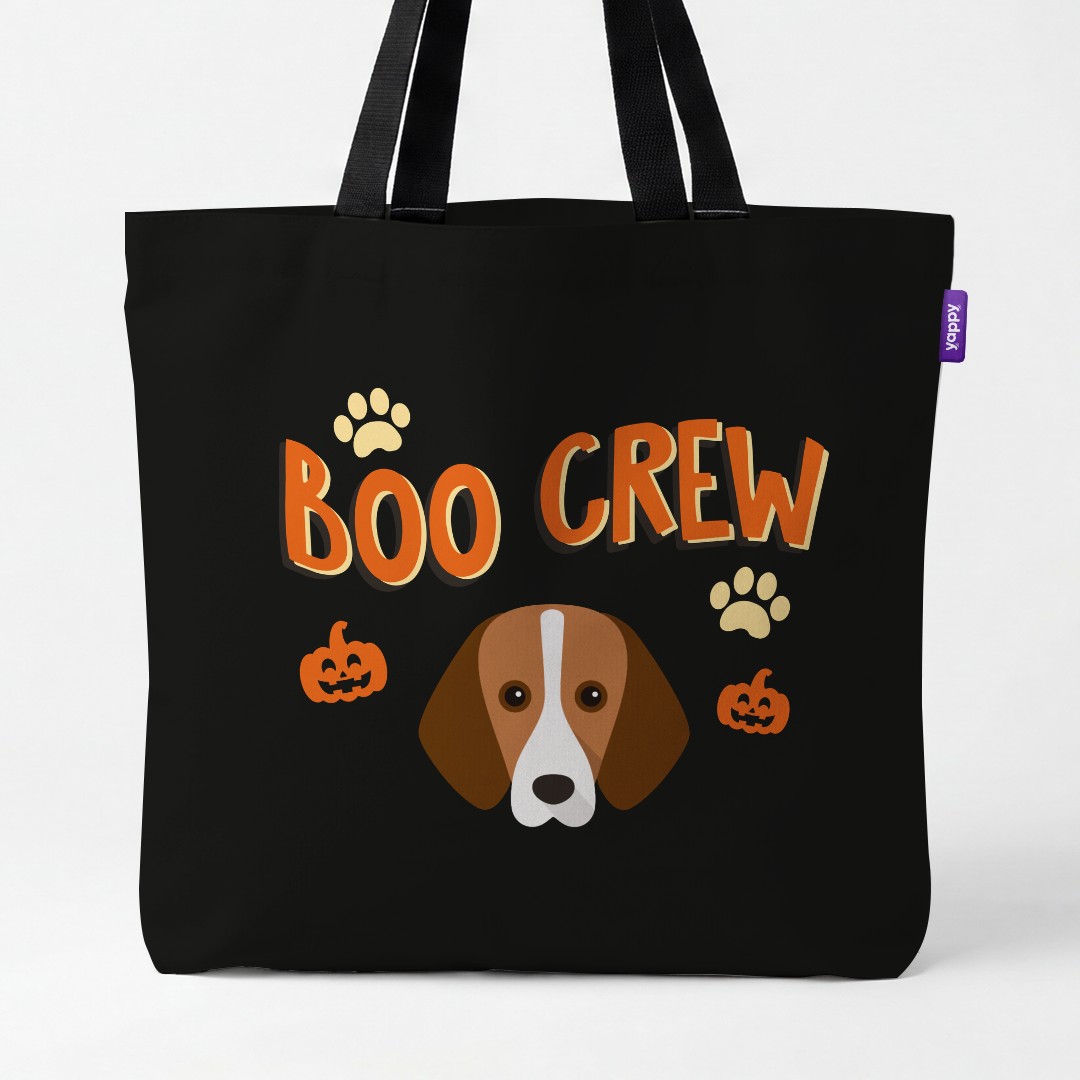 'Boo Crew' - Personalised {breedCommonName} Canvas Bag