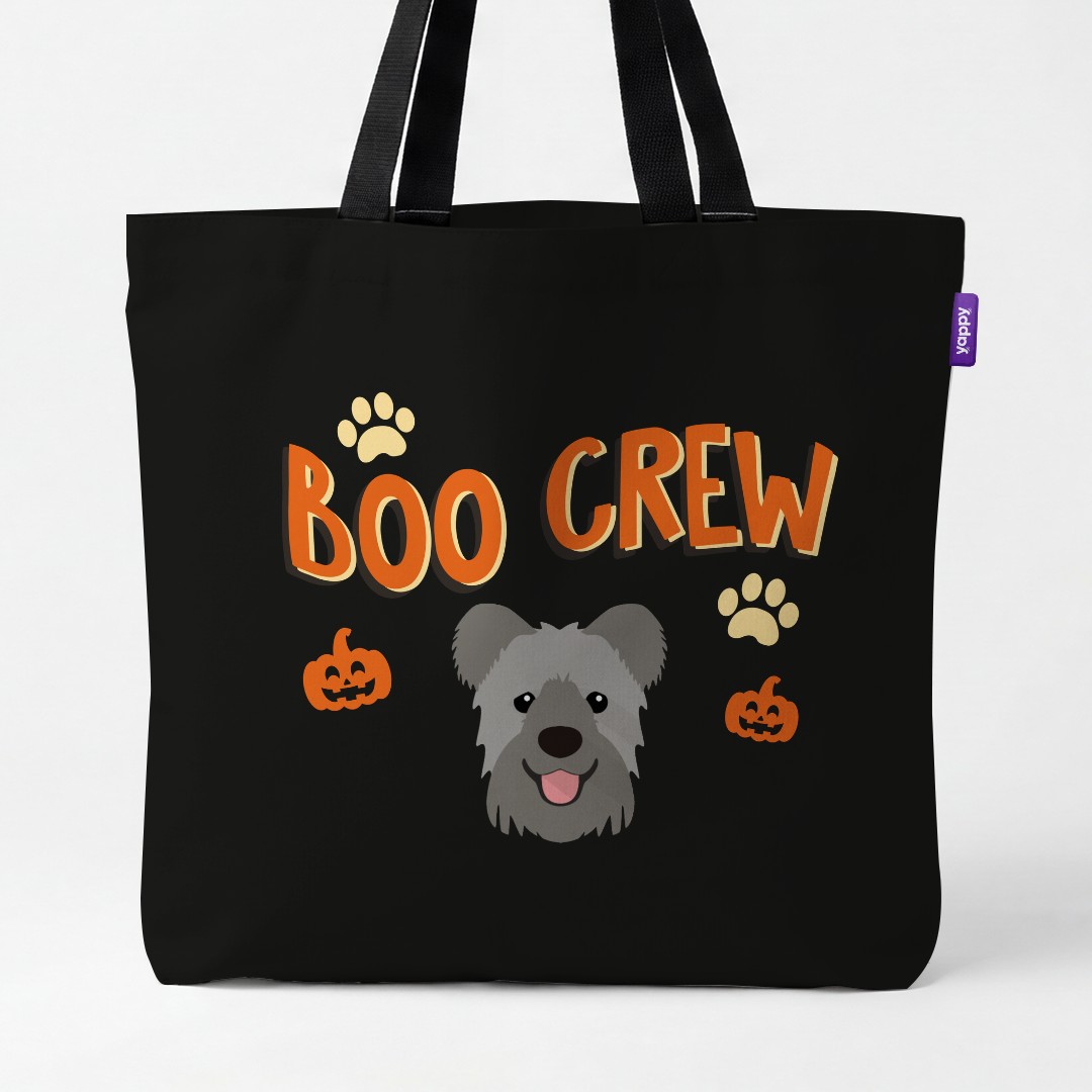 'Boo Crew' - Personalized {breedCommonName} Canvas Bag