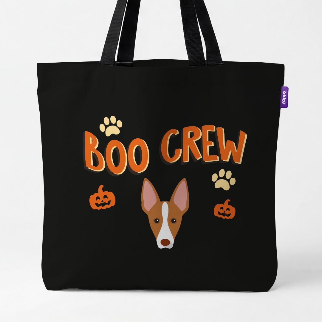 'Boo Crew' - Personalized {breedCommonName} Canvas Bag