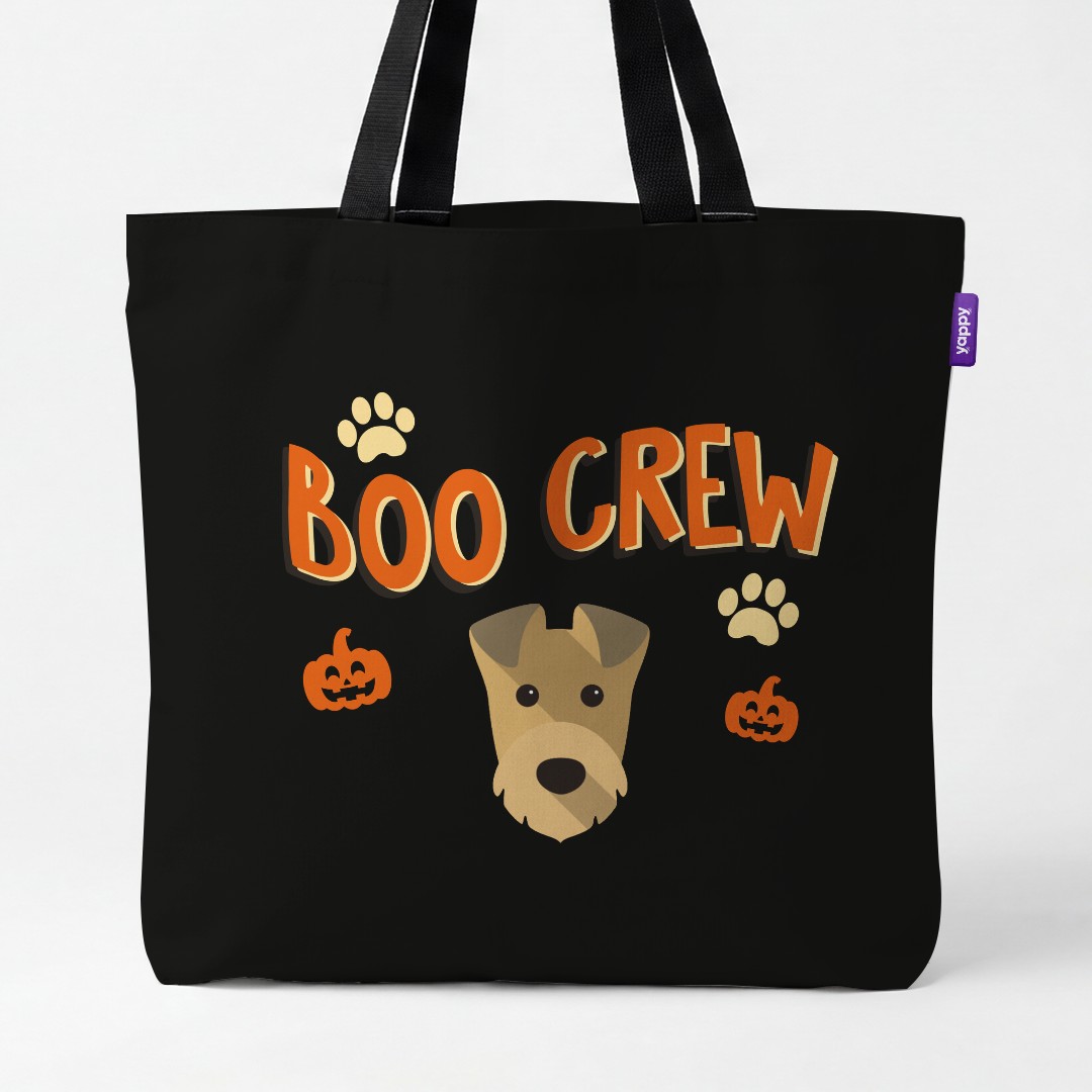 'Boo Crew' - Personalized {breedCommonName} Canvas Bag