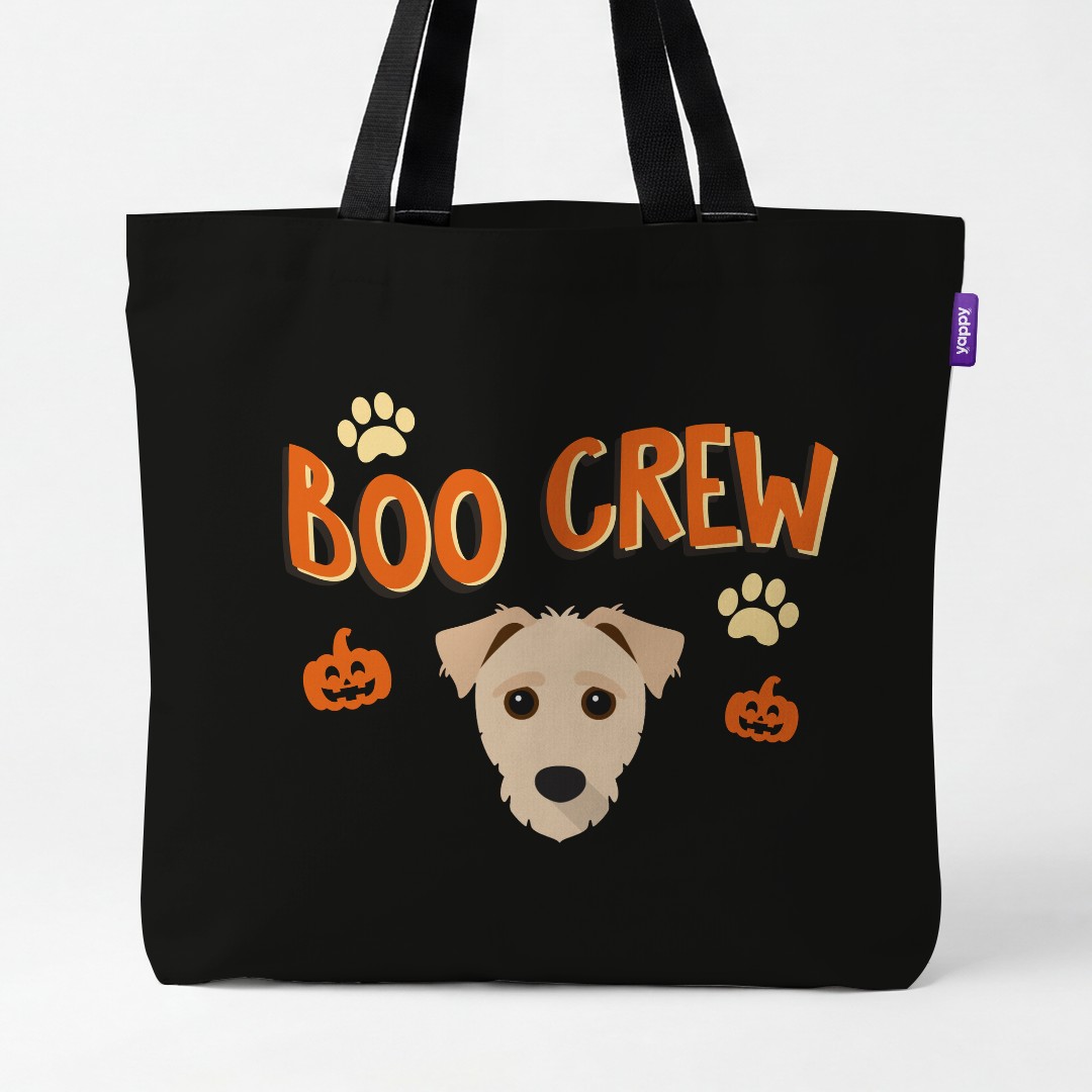 'Boo Crew' - Personalized {breedCommonName} Canvas Bag