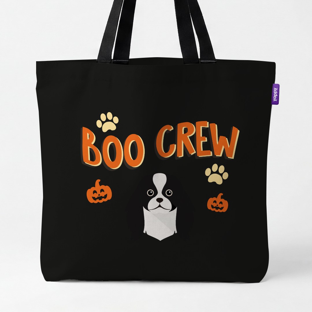 'Boo Crew' - Personalized {breedCommonName} Canvas Bag
