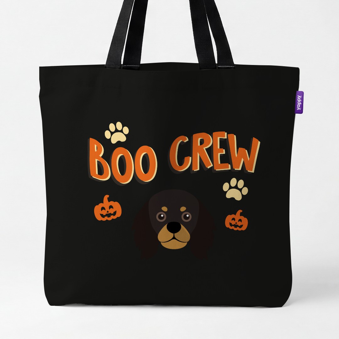 'Boo Crew' - Personalized {breedCommonName} Canvas Bag
