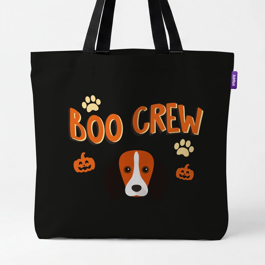 'Boo Crew' - Personalised {breedCommonName} Canvas Bag