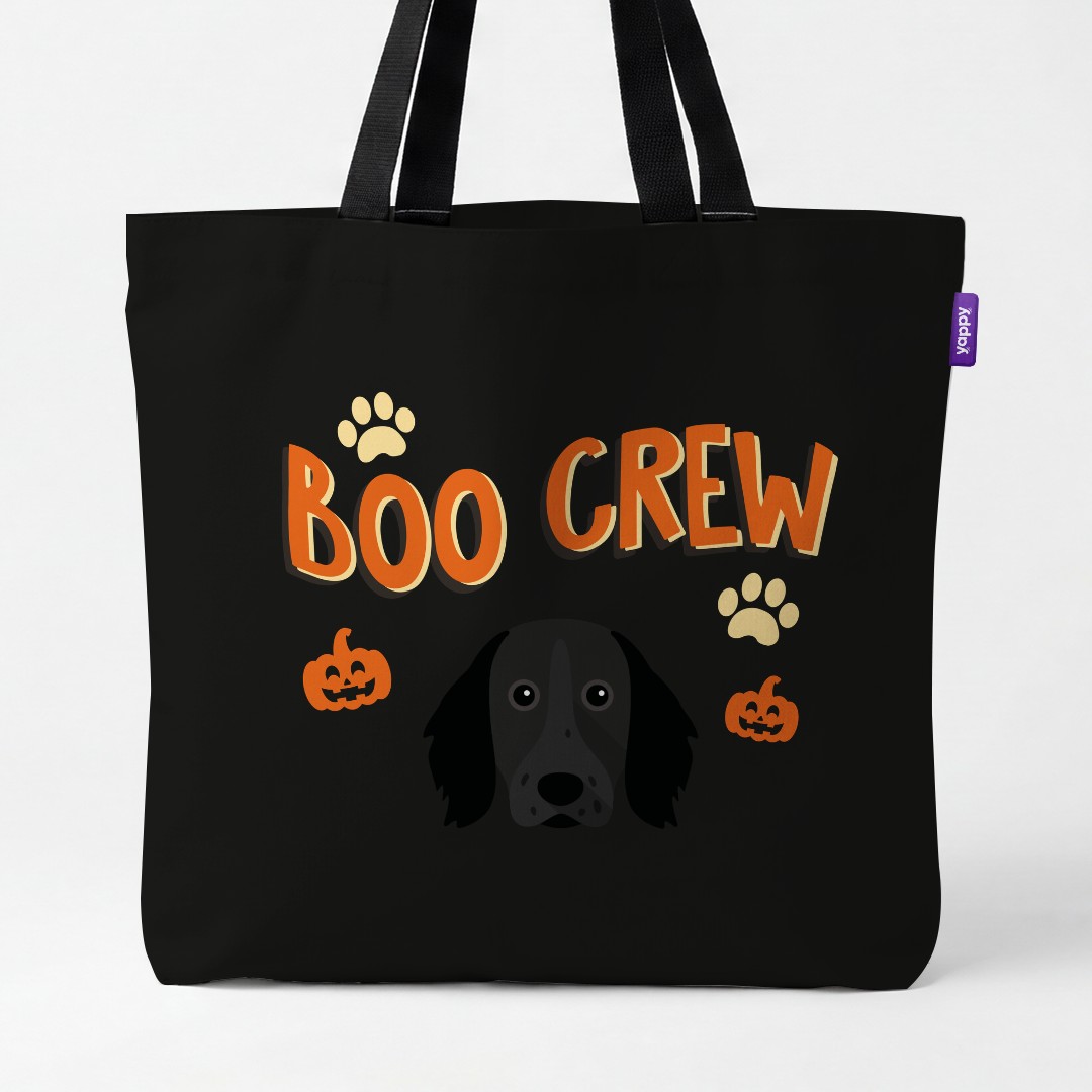'Boo Crew' - Personalized {breedCommonName} Canvas Bag