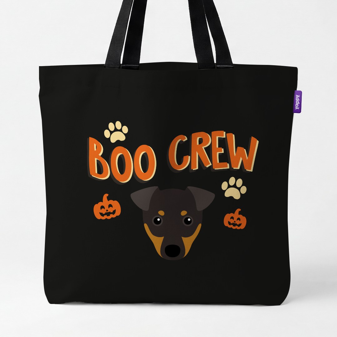 'Boo Crew' - Personalised {breedCommonName} Canvas Bag