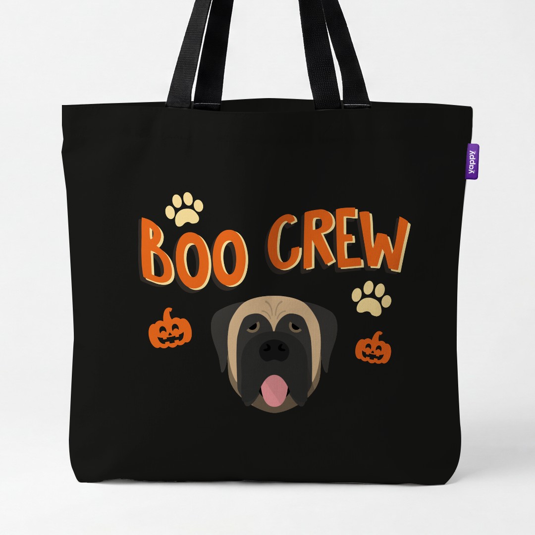 'Boo Crew' - Personalized {breedCommonName} Canvas Bag