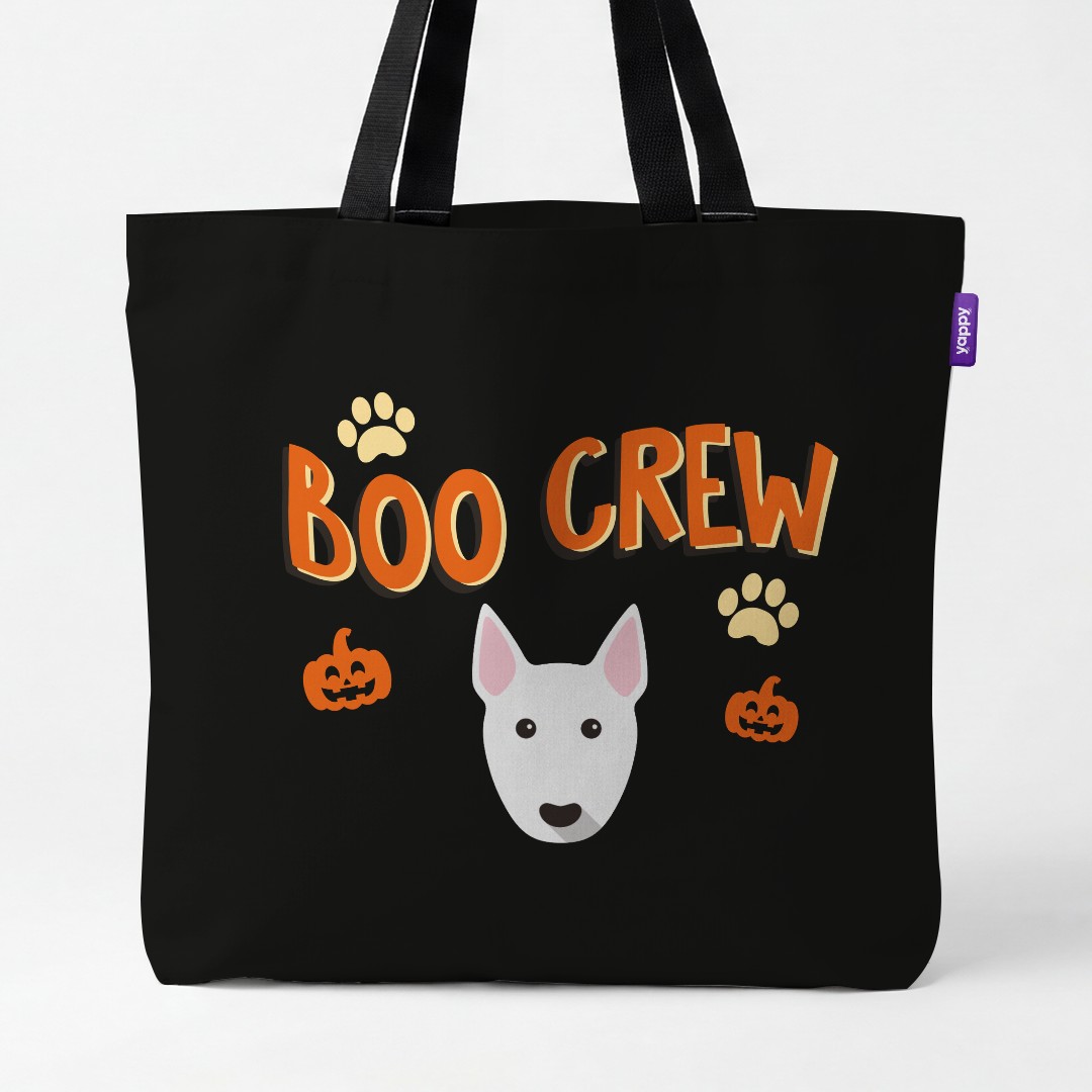 'Boo Crew' - Personalized {breedCommonName} Canvas Bag