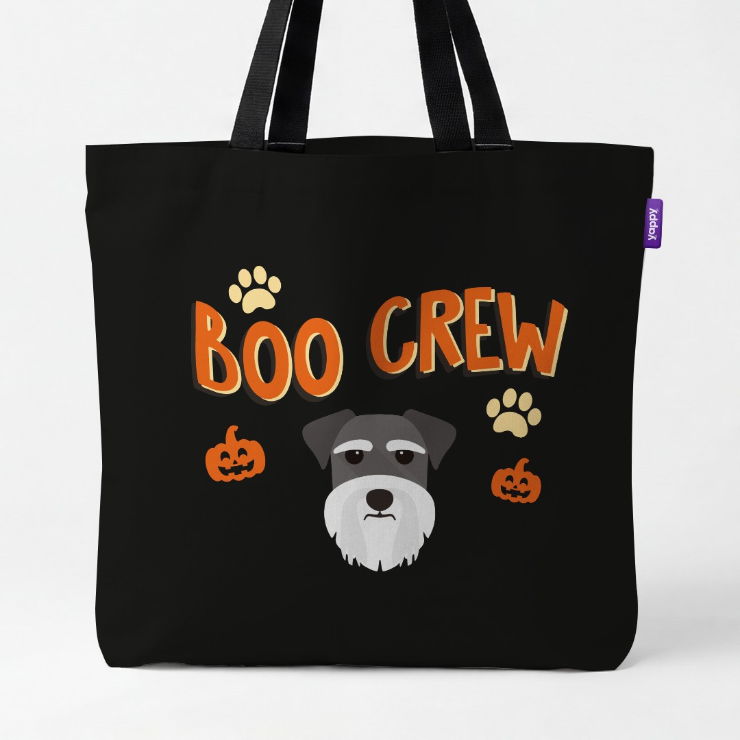'Boo Crew' - Personalized {breedCommonName} Canvas Bag