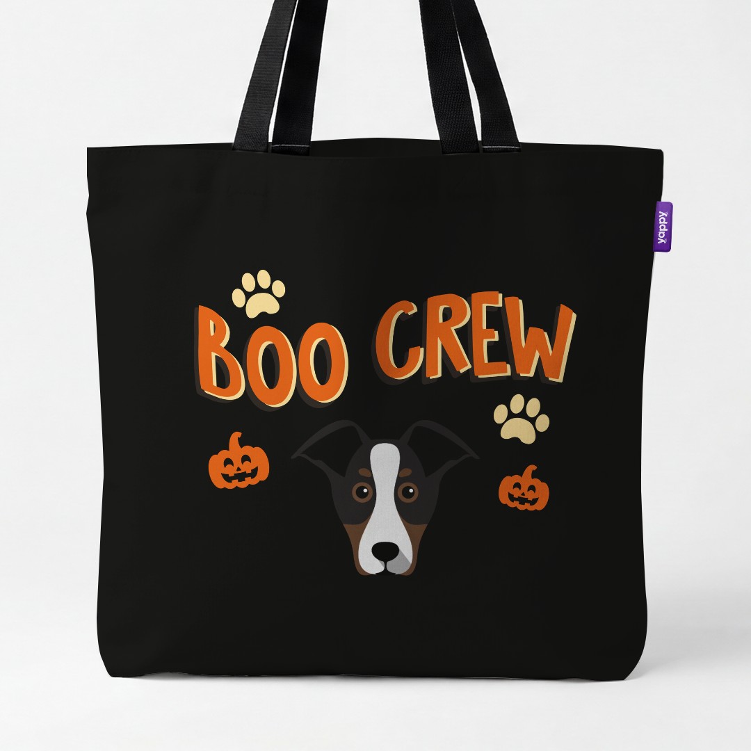 'Boo Crew' - Personalized {breedCommonName} Canvas Bag
