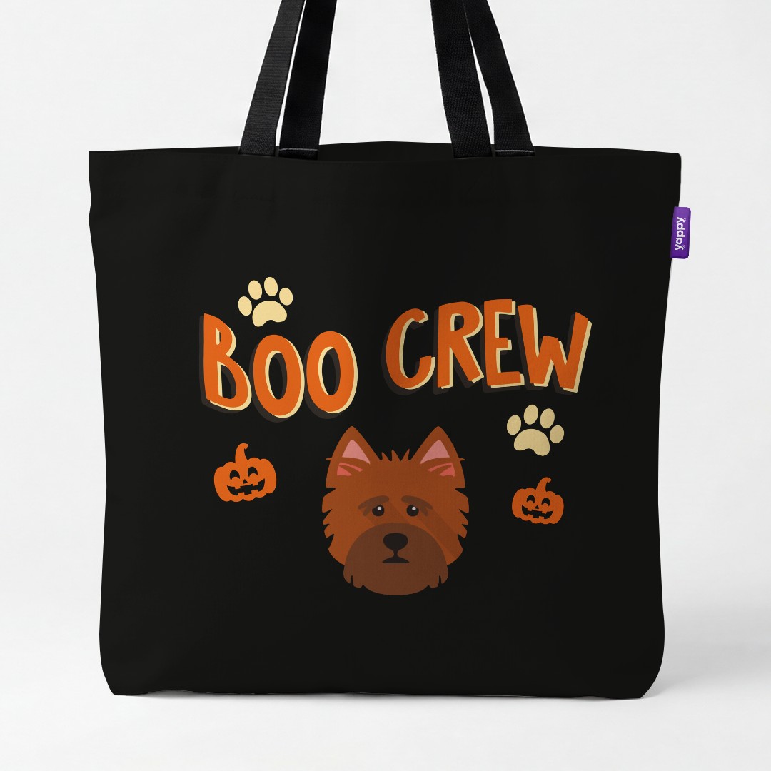 'Boo Crew' - Personalized {breedCommonName} Canvas Bag