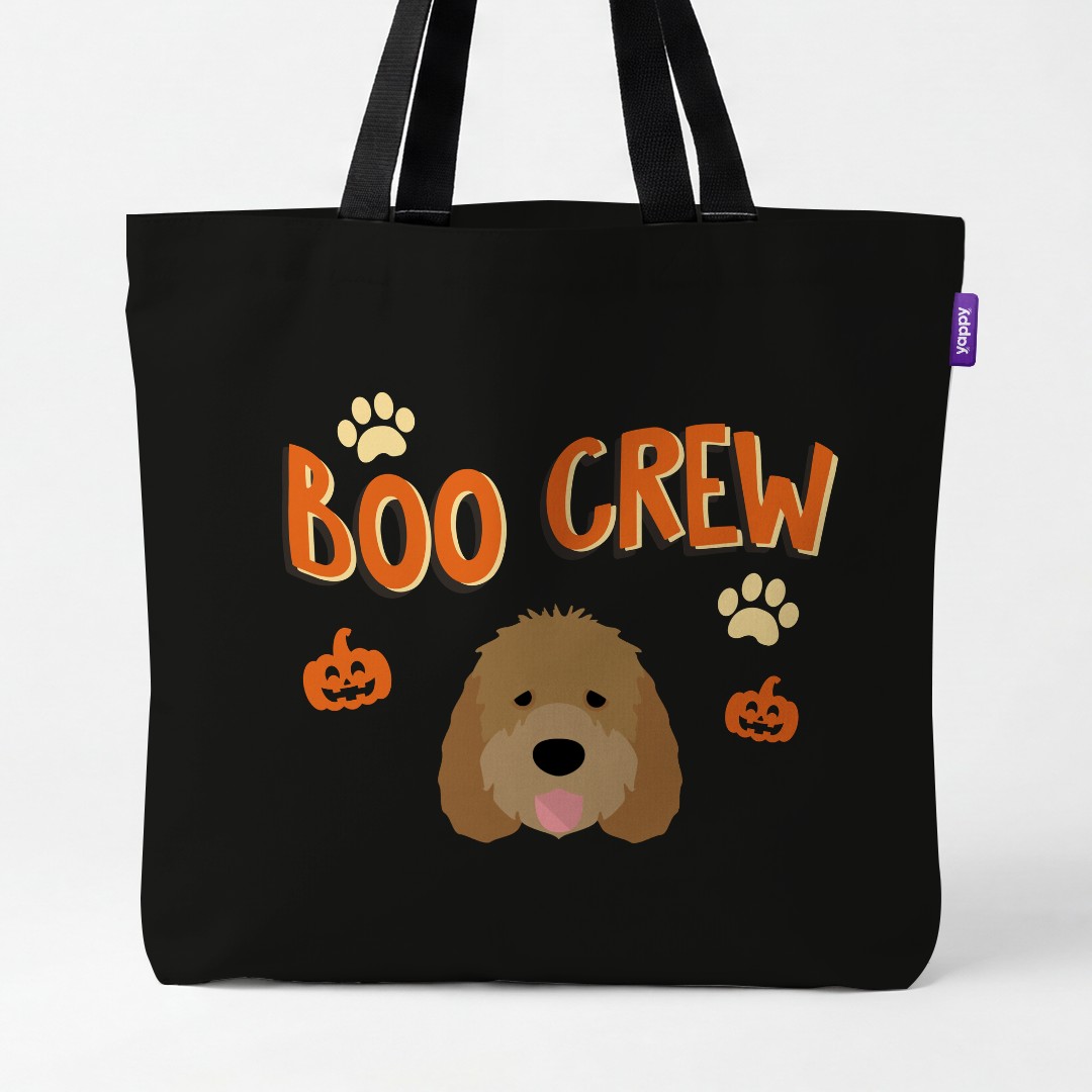 'Boo Crew' - Personalised {breedCommonName} Canvas Bag