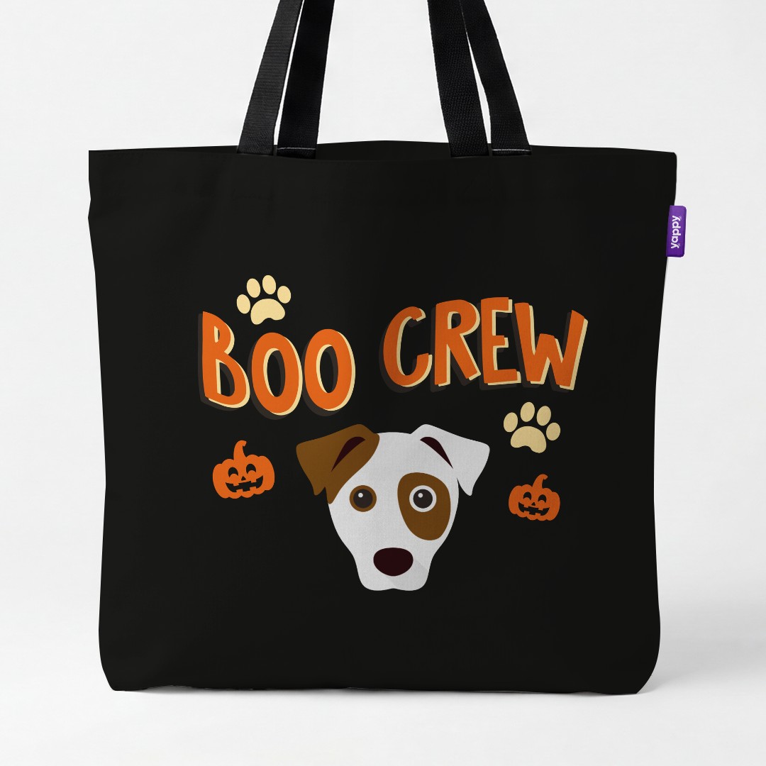'Boo Crew' - Personalized {breedCommonName} Canvas Bag