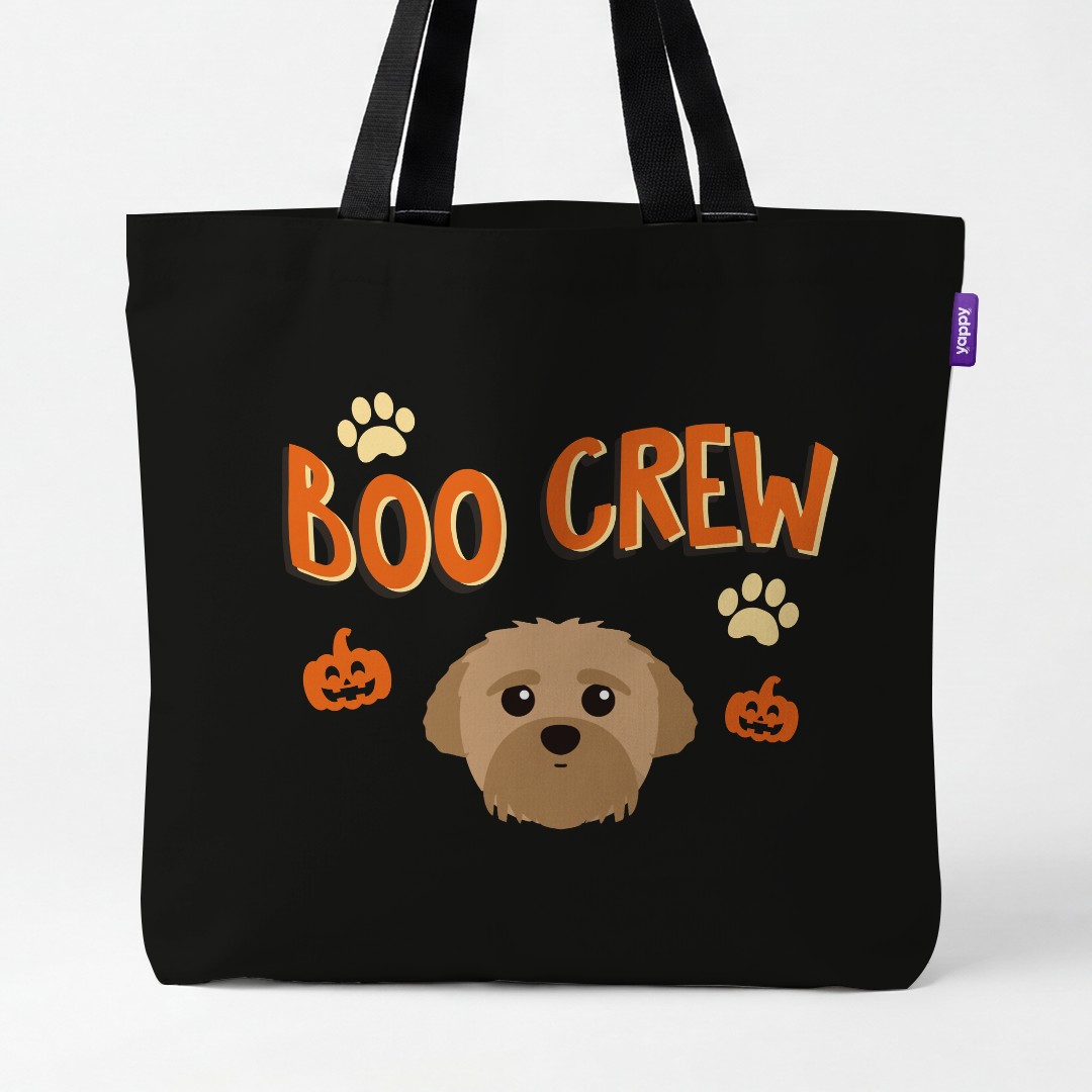 'Boo Crew' - Personalized {breedCommonName} Canvas Bag