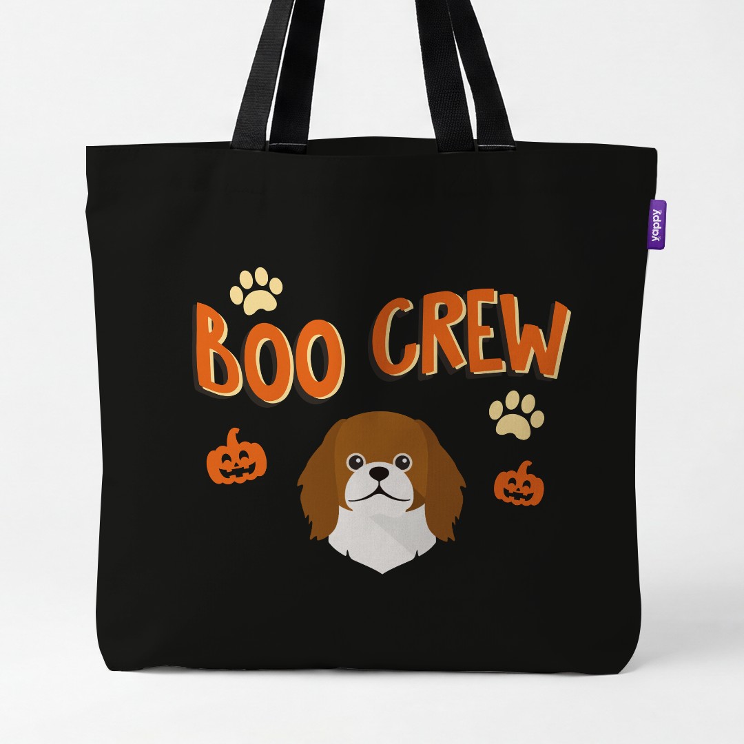 'Boo Crew' - Personalised {breedCommonName} Canvas Bag