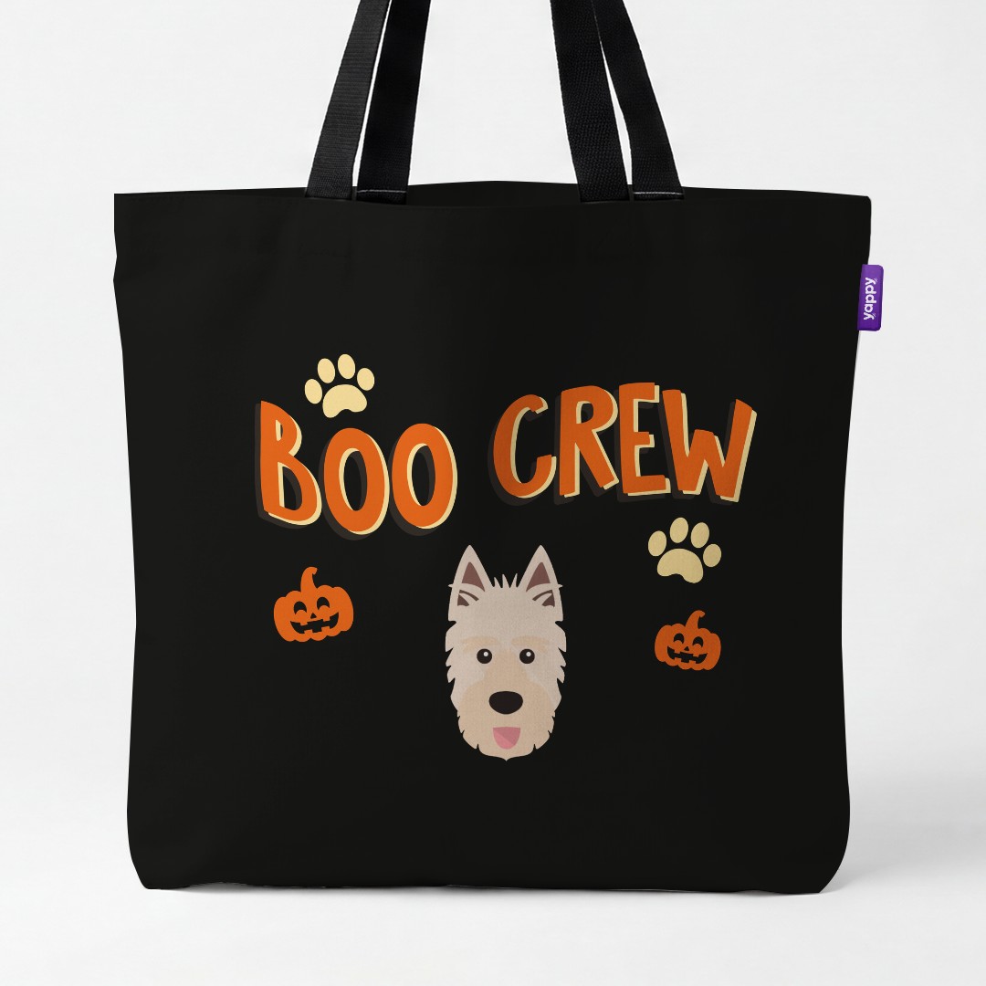 'Boo Crew' - Personalized {breedCommonName} Canvas Bag