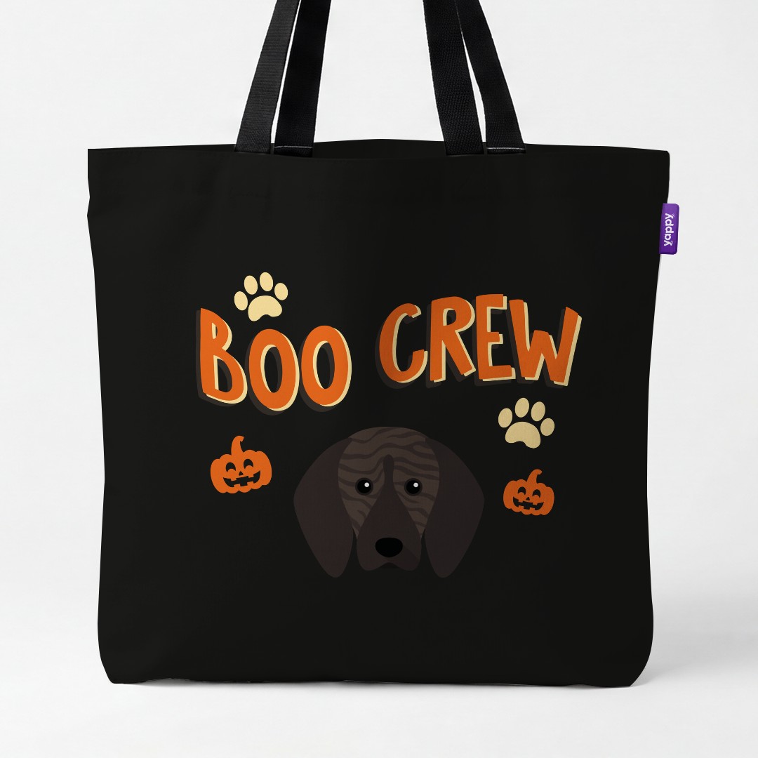 'Boo Crew' - Personalized {breedCommonName} Canvas Bag