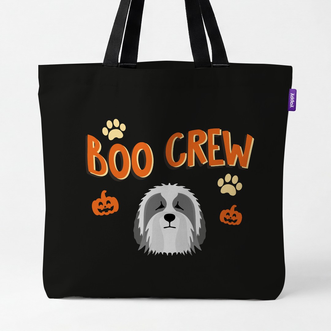 'Boo Crew' - Personalised {breedCommonName} Canvas Bag