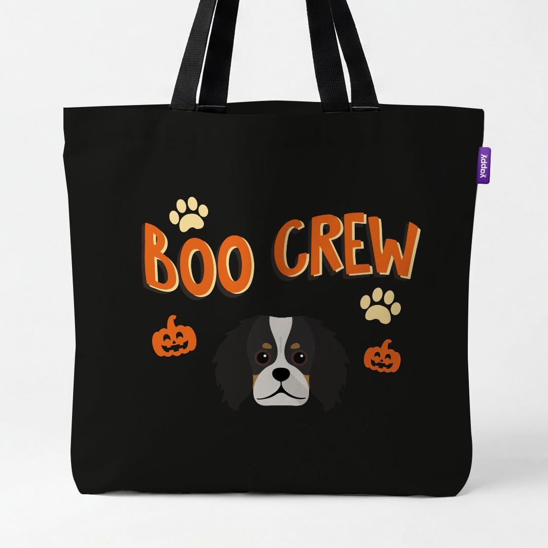 'Boo Crew' - Personalized {breedCommonName} Canvas Bag
