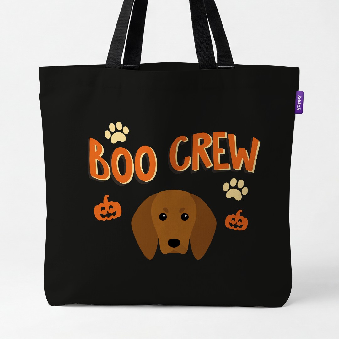 'Boo Crew' - Personalized {breedCommonName} Canvas Bag