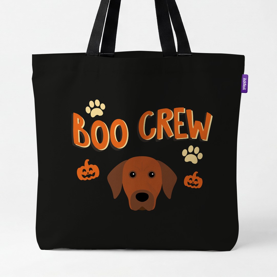 'Boo Crew' - Personalized {breedCommonName} Canvas Bag