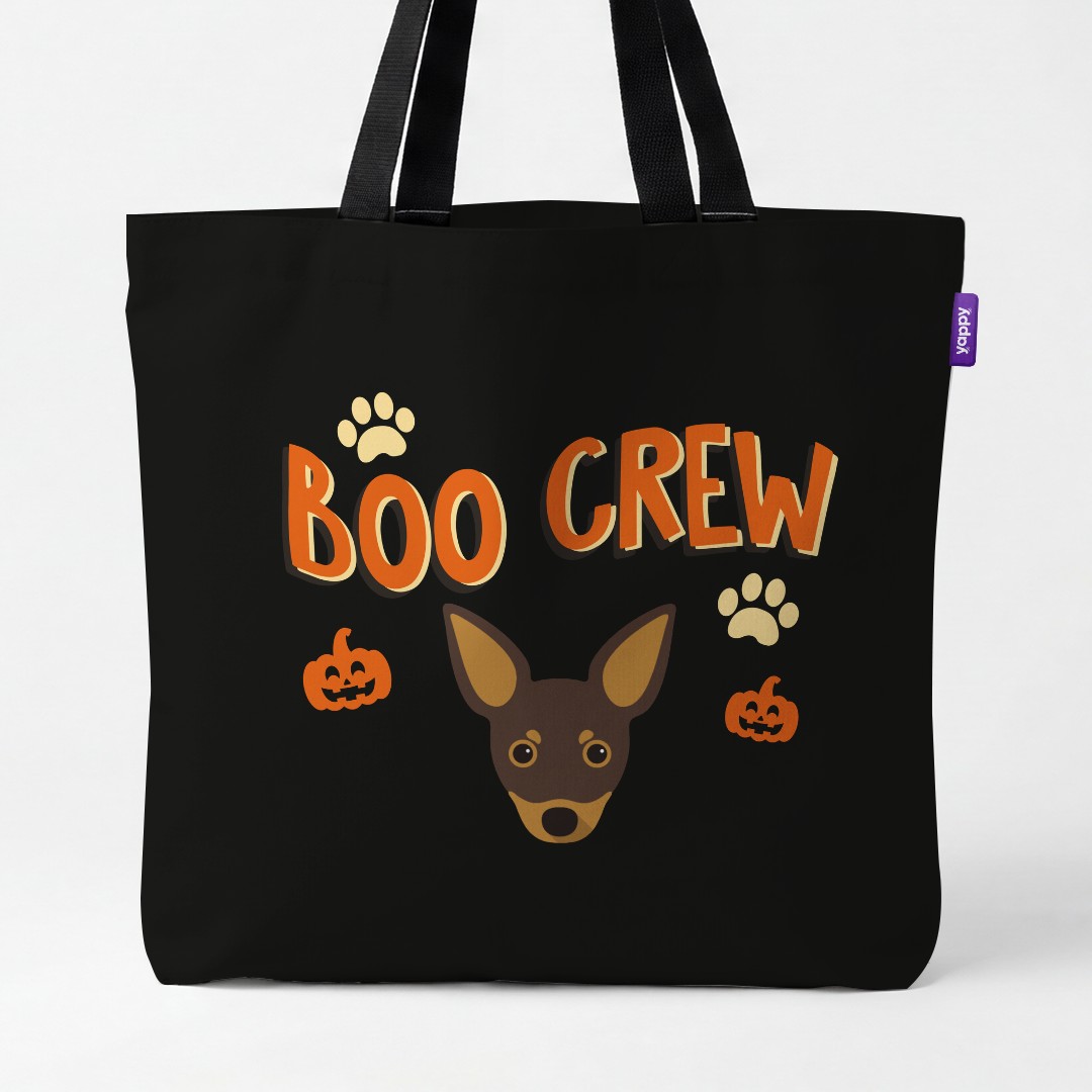 'Boo Crew' - Personalized {breedCommonName} Canvas Bag