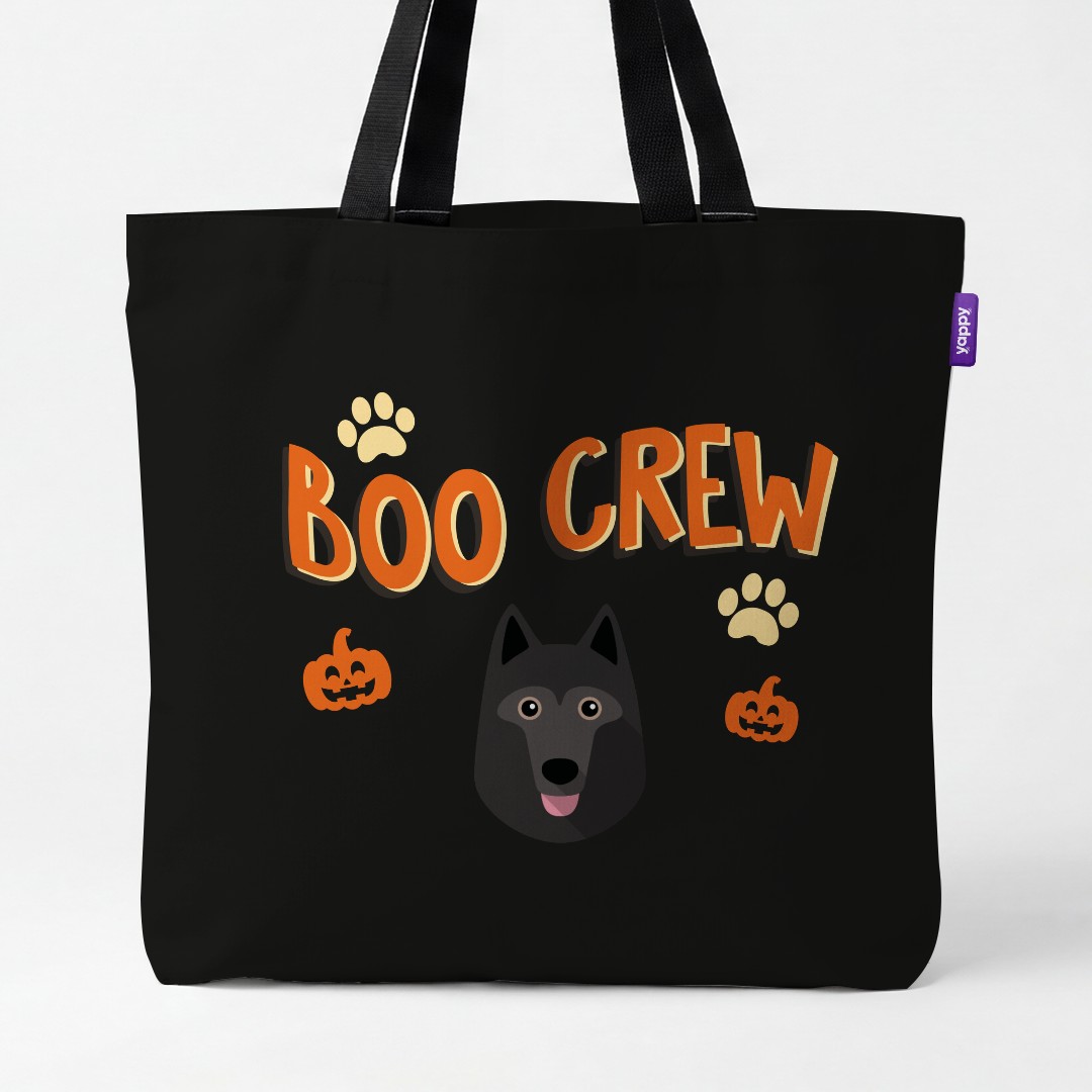'Boo Crew' - Personalized {breedCommonName} Canvas Bag