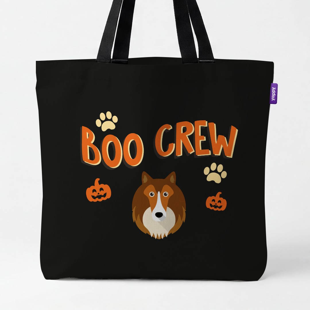 'Boo Crew' - Personalised {breedCommonName} Canvas Bag