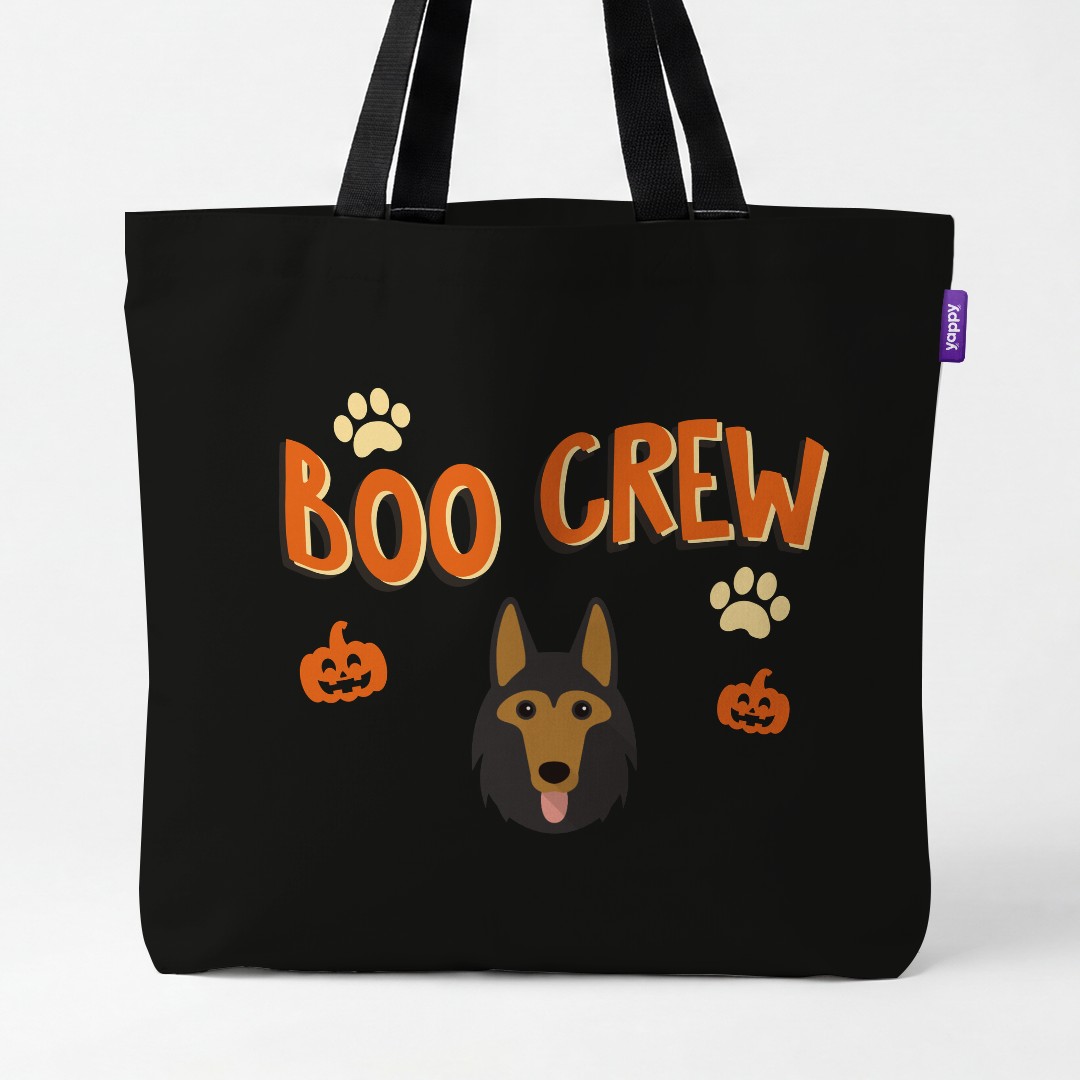 'Boo Crew' - Personalized {breedCommonName} Canvas Bag