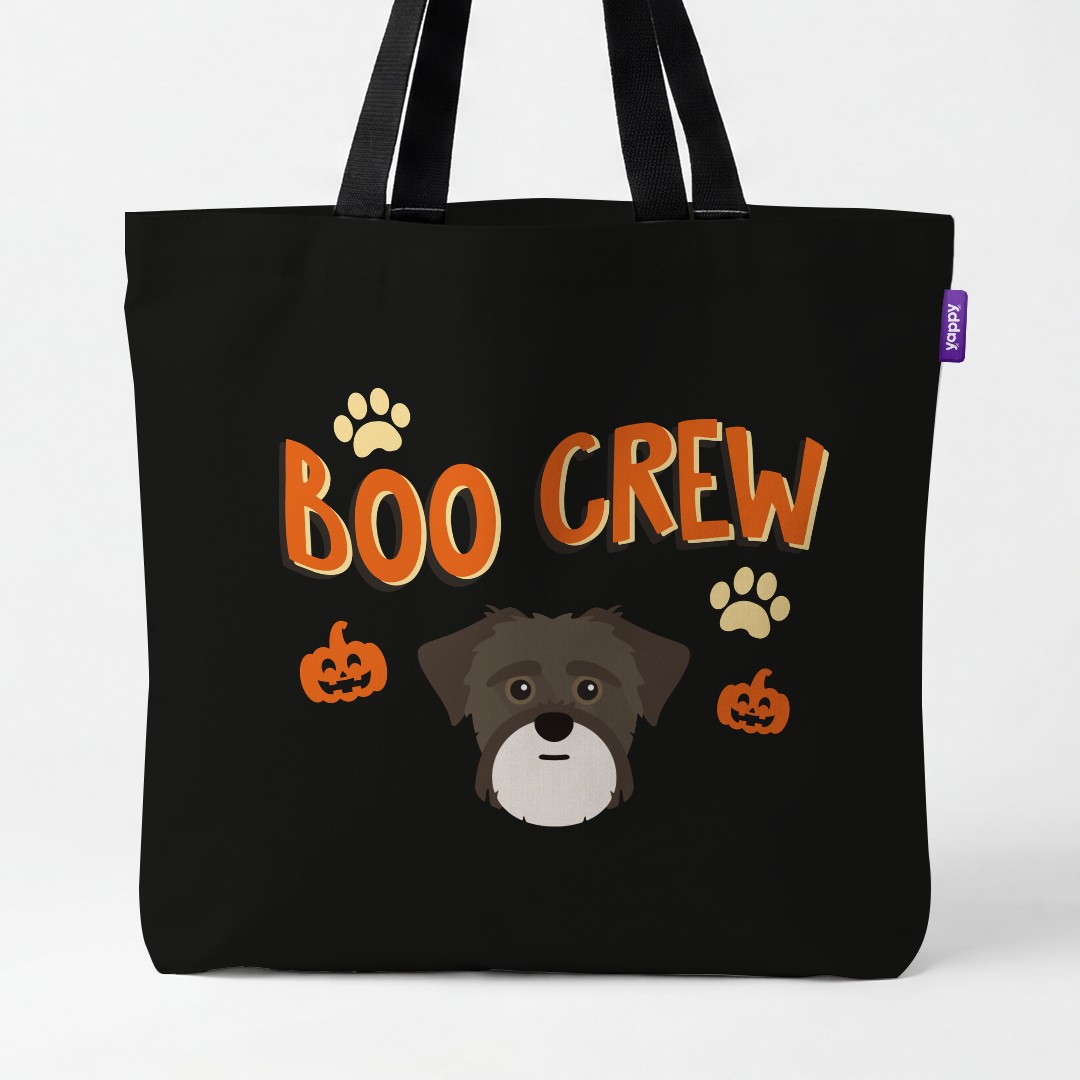 'Boo Crew' - Personalized {breedCommonName} Canvas Bag